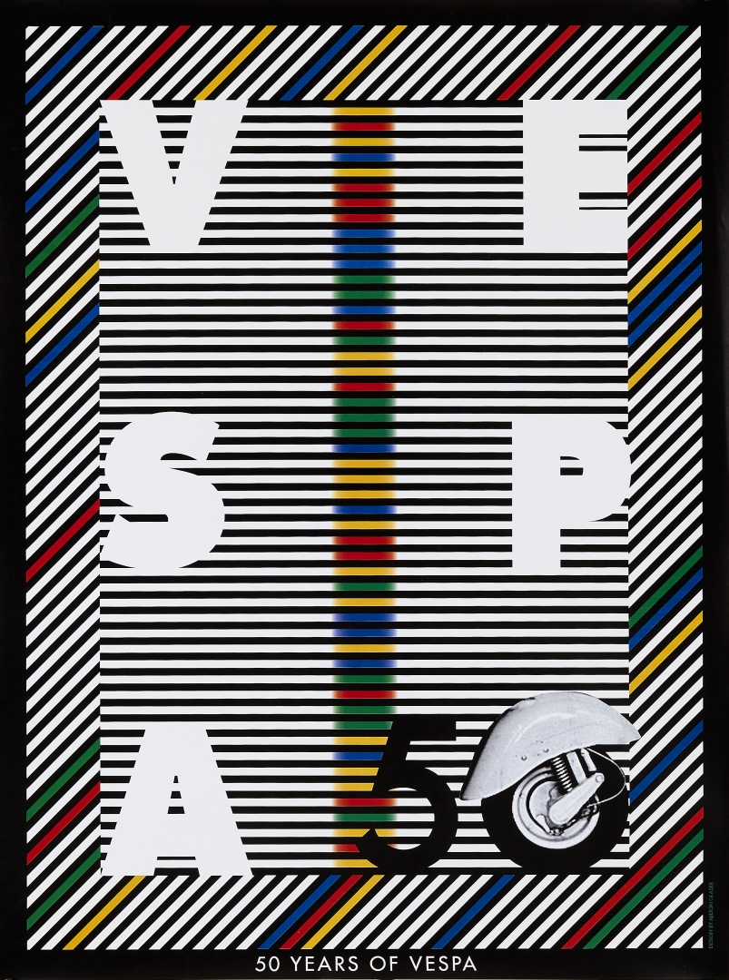 poster-anniversario-50-anni-vespa-milton-glaser-per-rubrica-fuoricontest-expo4talent
