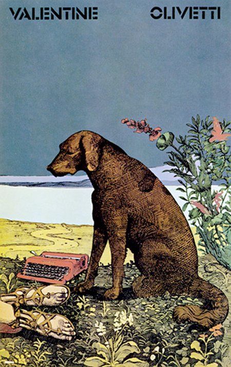 poster-olivetti-valentine-milton-glaser-per-rubrica-fuori-contest-expo4talent