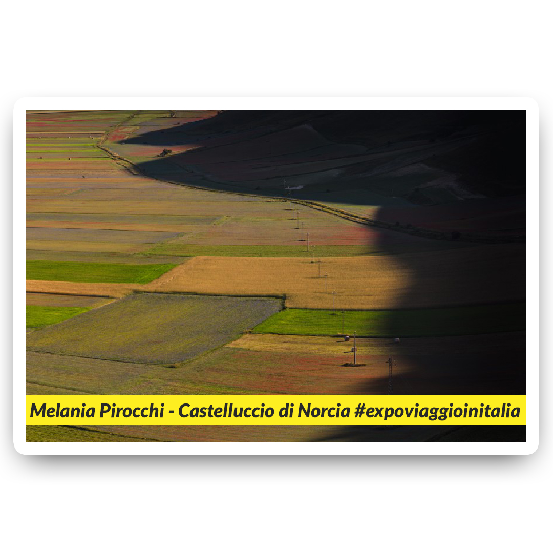 Castelluccio di Norcia nello scatto dell'exposer di expo4talent Melania Pirocchi, per #expoviaggioinitalia
