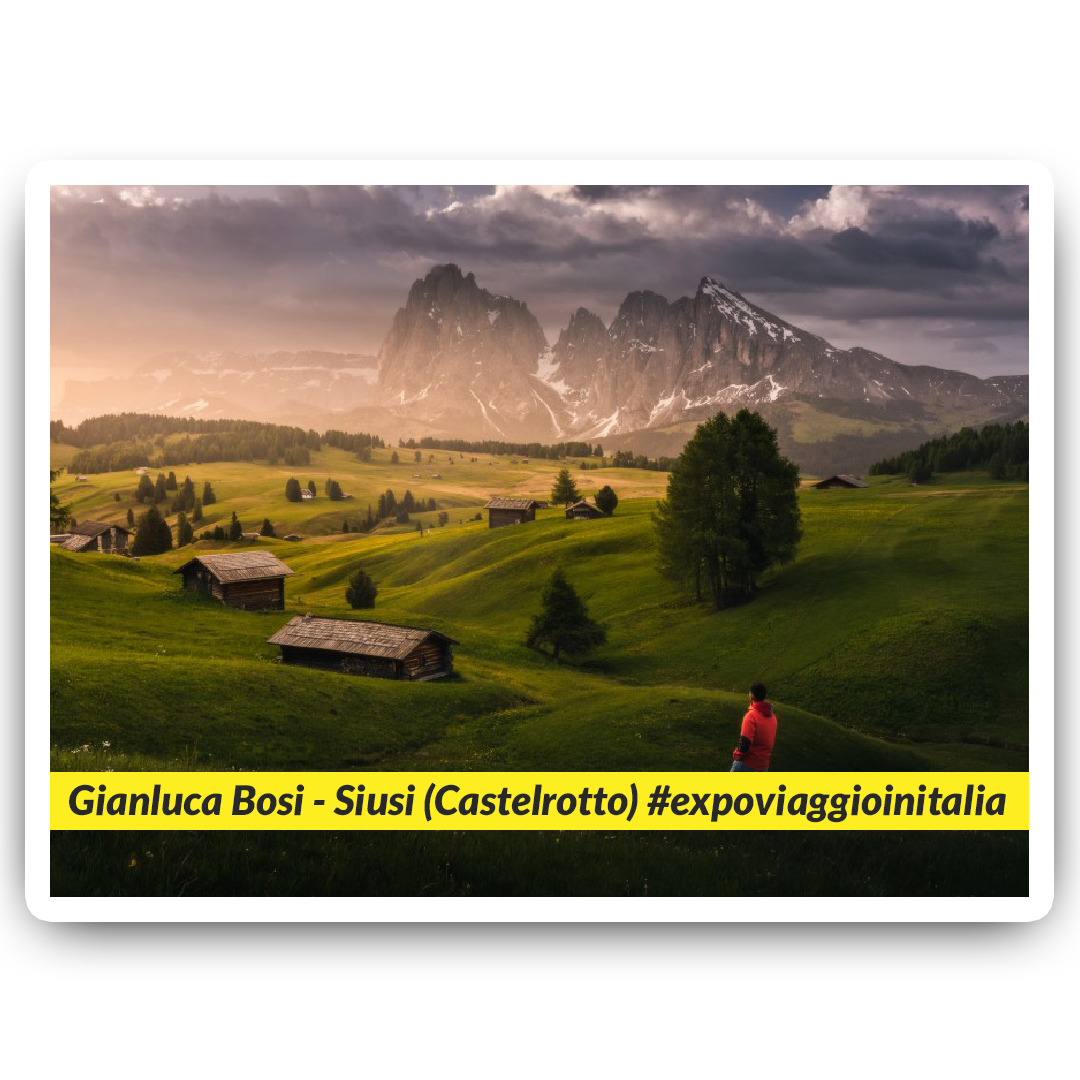 Siusi nello scatto dell'exposer di expo4talent Gianluca Bosi, per #expoviaggioinitalia