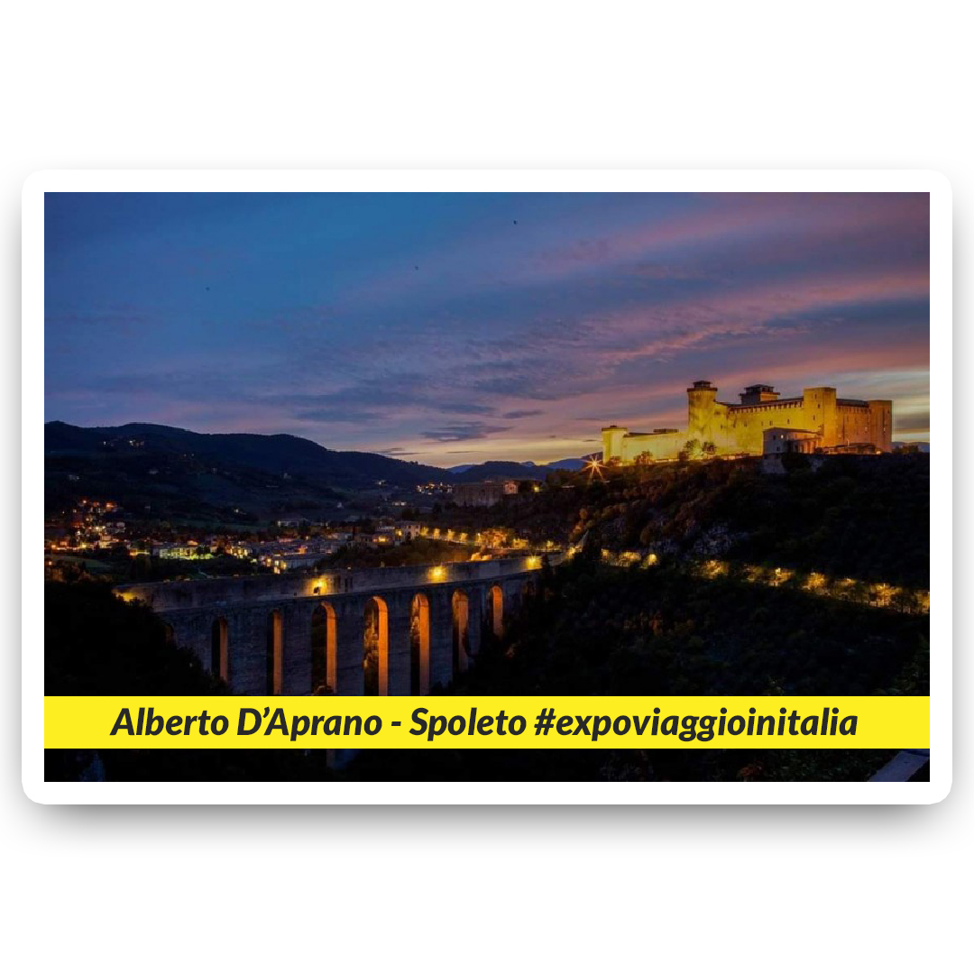 Spoleto nello scatto dell'exposer di expo4talent Alberto D'Aprano, per #expoviaggioinitalia